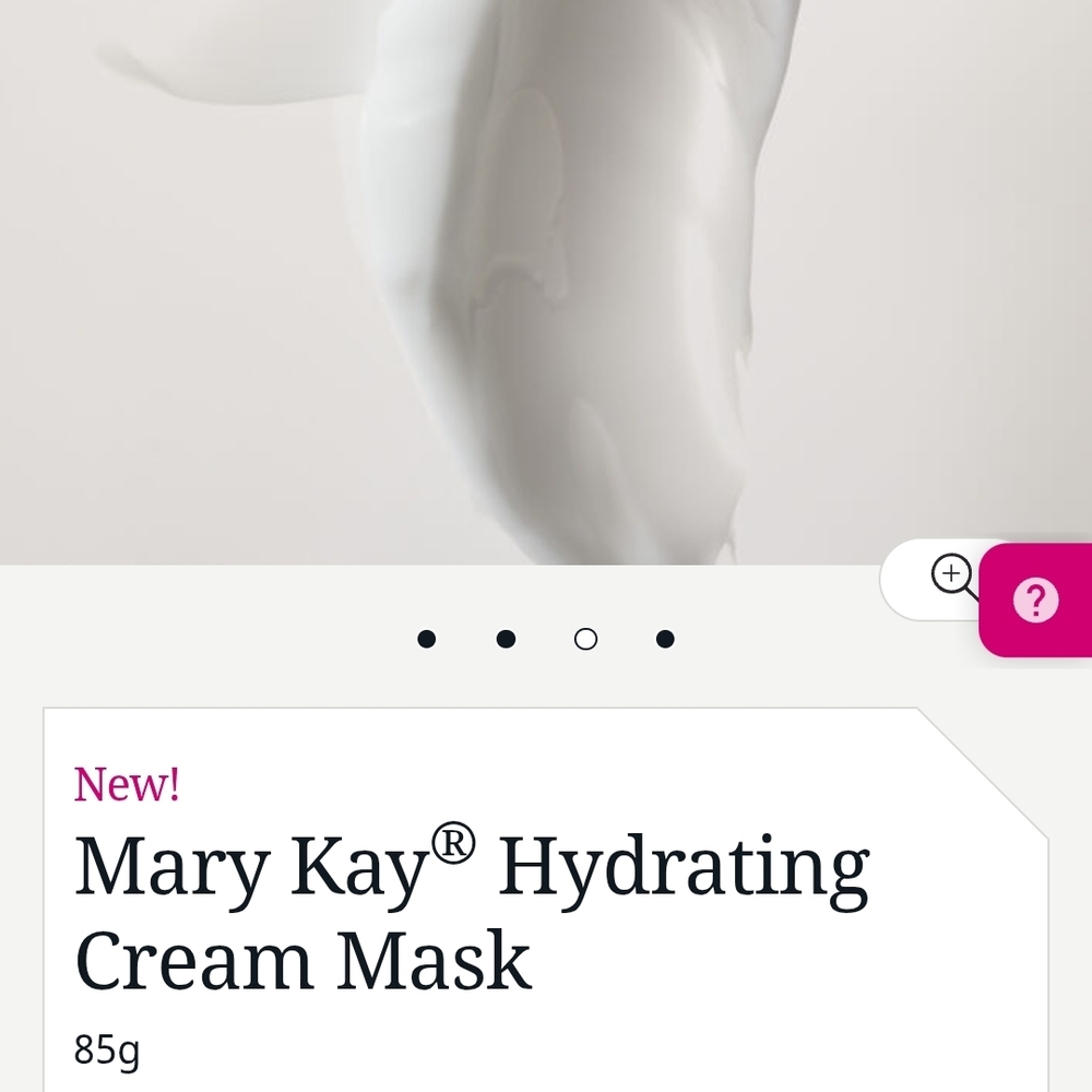 Mary Kay Hydrating Cream Mask – White and Pink Accent